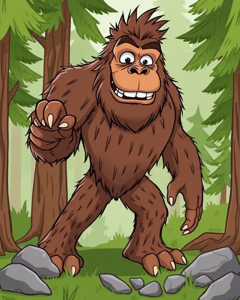 Imágenes de Bigfoot de dibujos animados destacadas en el cine