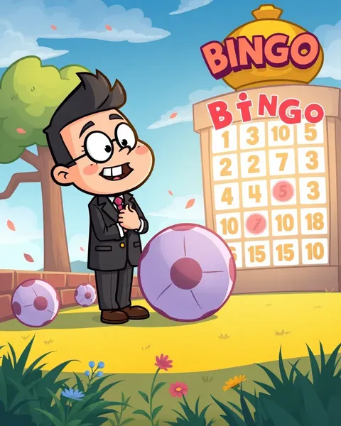 Imágenes de Bingo del dibujo animado: Ilustración de Bingo del dibujo animado