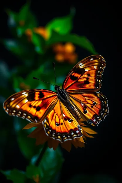 Imágenes de Buenas Noches de Mariposa en Colores Vibrantes