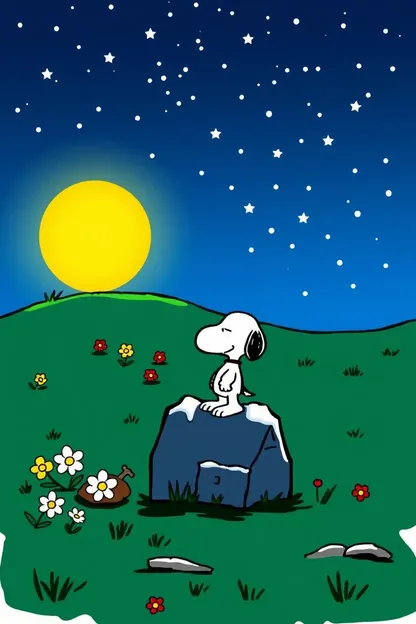 Imágenes de Buenas Noches de Snoopy para Compartir