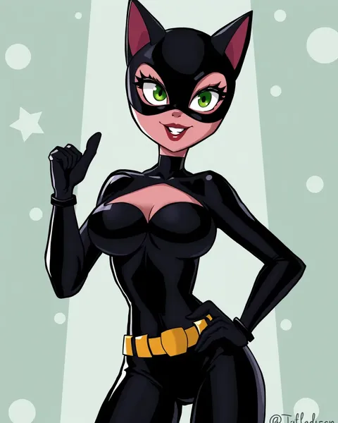 Imágenes de Cartones de Catwoman en Línea