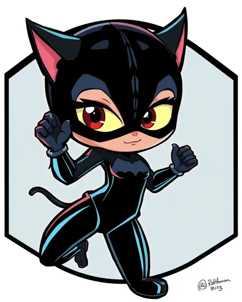 Imágenes de Cartones de Catwoman en la Red de Cartones