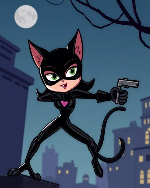 Imágenes de Cartones de Catwoman: Una Galería de Aventuras Femeninas