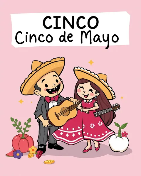 Imágenes de Cartones de Cinco De Mayo gratuitas para descargar