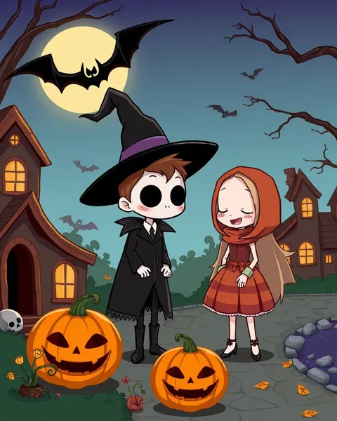 Imágenes de Cartones de Halloween Divertidas para Ni&ntilde;os que R&iacute;an