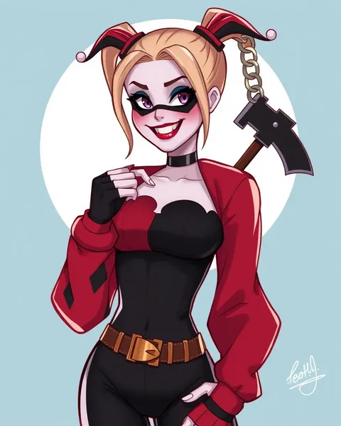 Imágenes de Cartones de Harley Quinn para Ficción de Fan