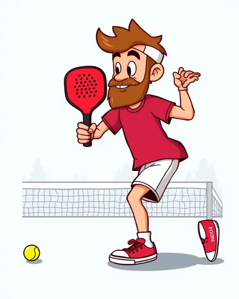 Imágenes de Cartones de Paddleball: Ilustraciones Imaginativas Abundan