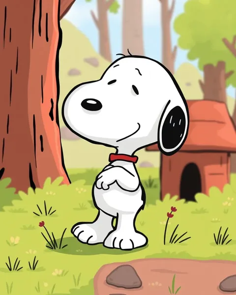 Imágenes de Cartones de Snoopy que Traen su Mundo a la Vida