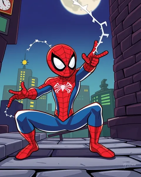 Imágenes de Cartones de Spider-Man para Niños