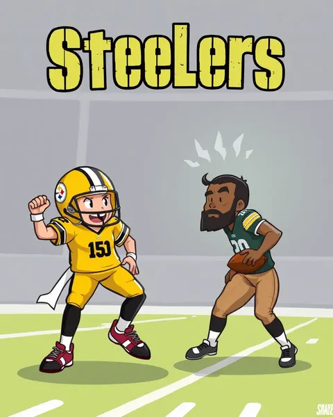 Imágenes de Cartones de Steelers para Amantes del Arte