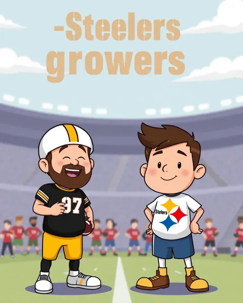 Imágenes de Cartones de Steelers para amantes de la animación