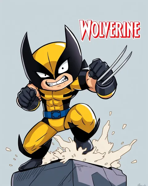 Imágenes de Cartones de Wolverine Muestran las Habilidades de Lucha de Wolverine