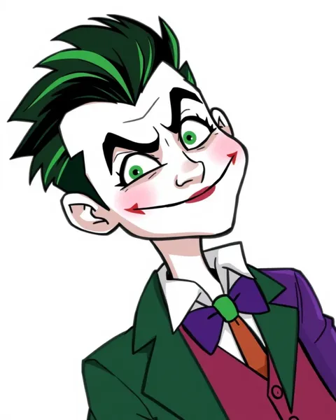 Imágenes de Cartones del Joker: el Archenemigo de Batman en Diferentes Formas