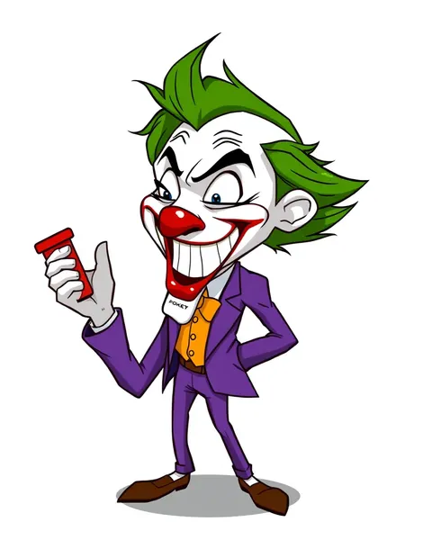 Imágenes de Cartoon de Joker con Diseños Jocosos