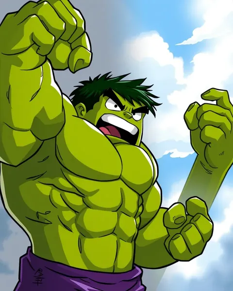 Imágenes de Cartoon del Hulk para Animación