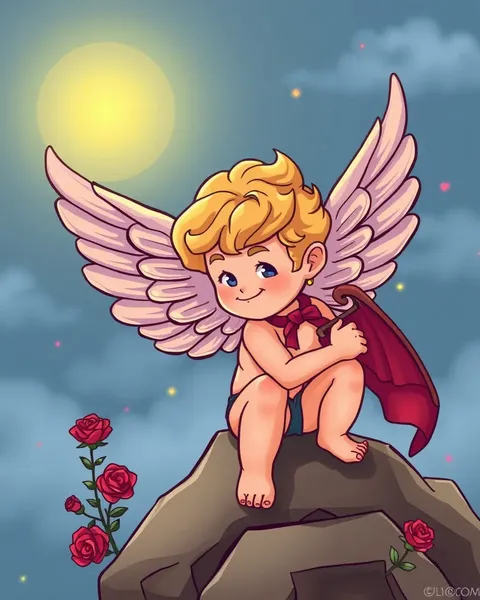 Imágenes de Cartón de Cupid: Iconicas Imágenes de Cartón de Cupid