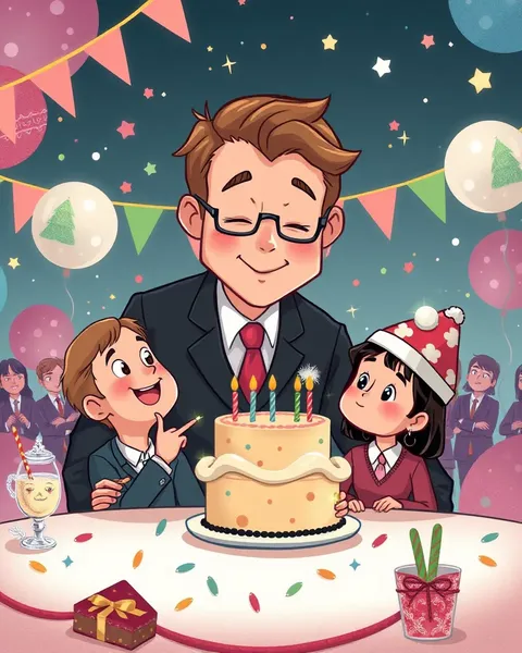 Imágenes de Celebración de Cartones Unen Emociones Felices