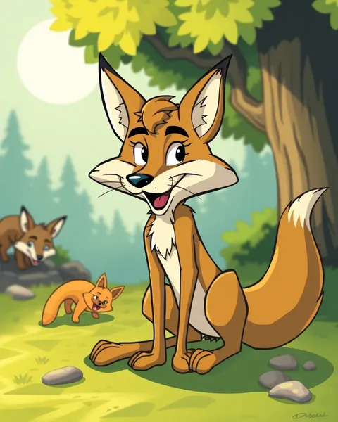 Imágenes de Coyote de Cartoon para Entretenimiento y Diversión