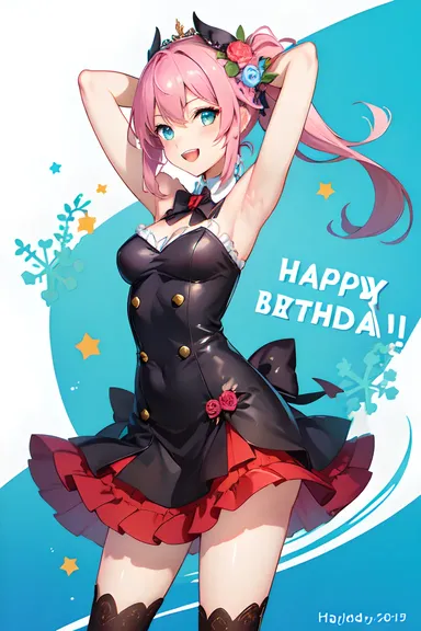 Imágenes de Cumpleaños Anime Feliz para Días Recordatorios