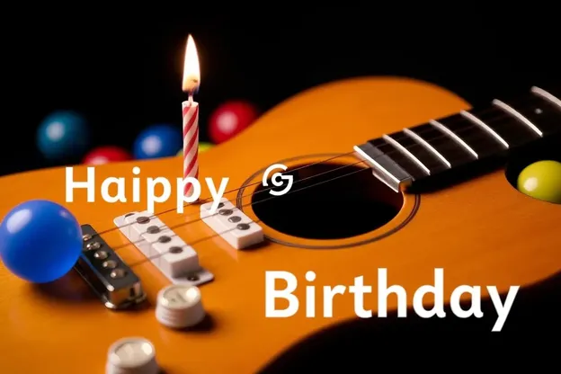 Imágenes de Cumpleaños Feliz Guitarra para Enthusiastas de Guitarra