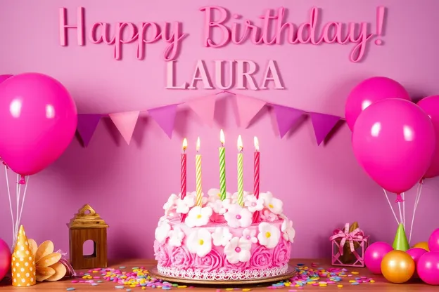 Imágenes de Cumpleaños Feliz Laura para Recuerdos Encantadores