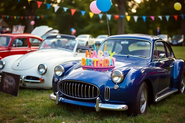 Imágenes de Cumpleaños Feliz de Coches de Todas Partes