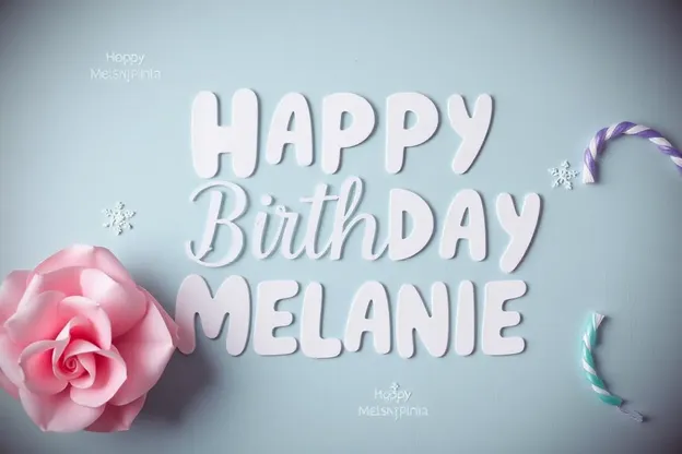 Imágenes de Cumpleaños Feliz de Melanie con Citas Alegradoras y Elevadoras