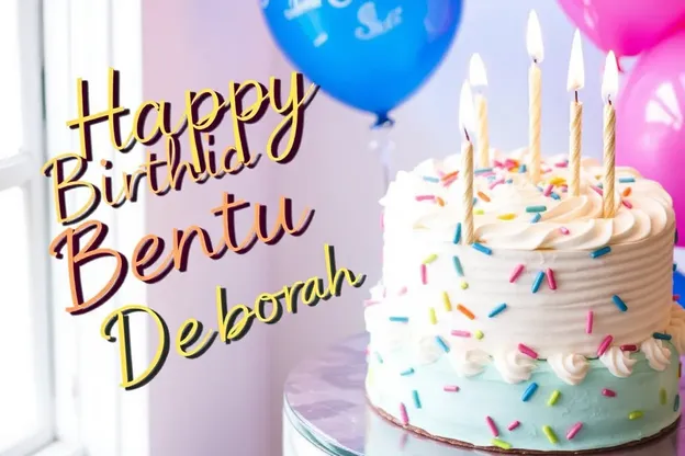 Imágenes de Cumpleaños Feliz para Deborah para Recuerdos Dulces