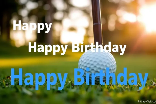 Imágenes de Cumpleaños Feliz para Enthusiastas de Golf