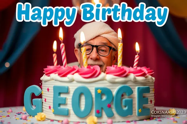 Imágenes de Cumpleaños Feliz para George Celebre Otro Año