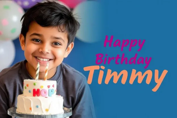 Imágenes de Cumpleaños Feliz para Tommy con Tarta y Regalos