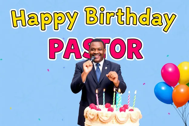 Imágenes de Cumpleaños Feliz para el Pastor amigo