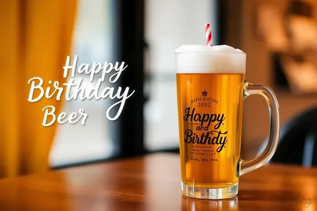 Imágenes de Cumpleaños con Cerveza y Buenas Veces