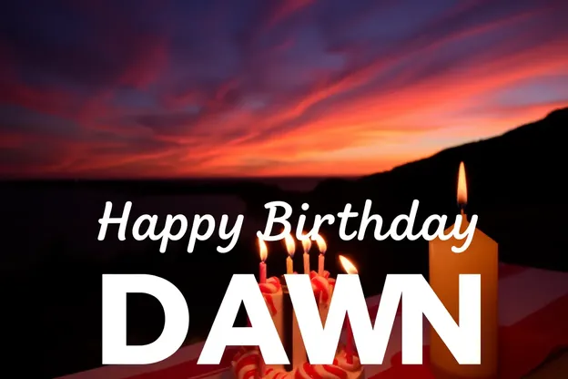 Imágenes de Cumpleaños de Dawn Inspiración