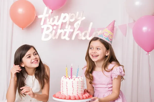 Imágenes de Cumpleaños de Niña con Dulces y Delicias