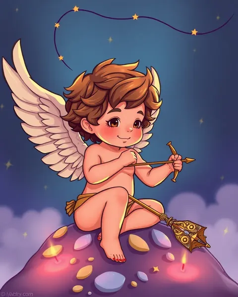 Imágenes de Cupido de dibujos animados: Representación de Cupido