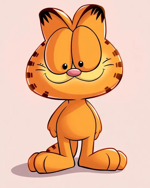 Imágenes de Dibujo de Garfield con Ilustraciones Whimsical