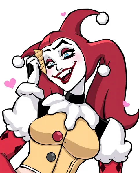 Imágenes de Dibujo de Harley Quinn en Serie Animada