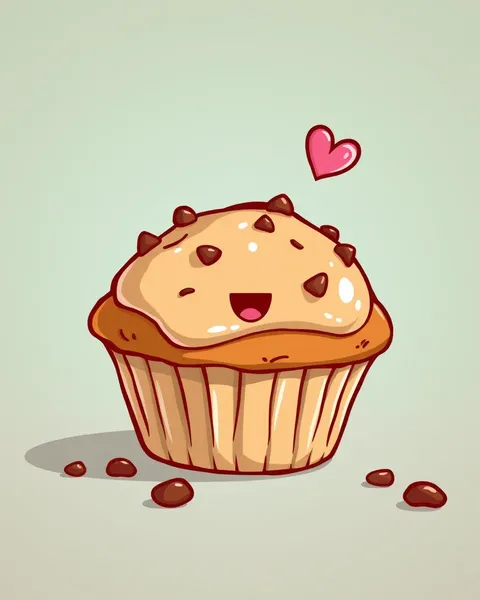 Imágenes de Dibujos de Muffin para Inspiración Creativa