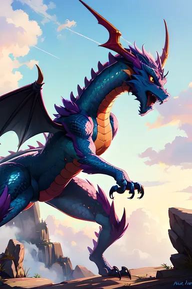 Imágenes de Dragones Animados para Amantes de la Fantasía