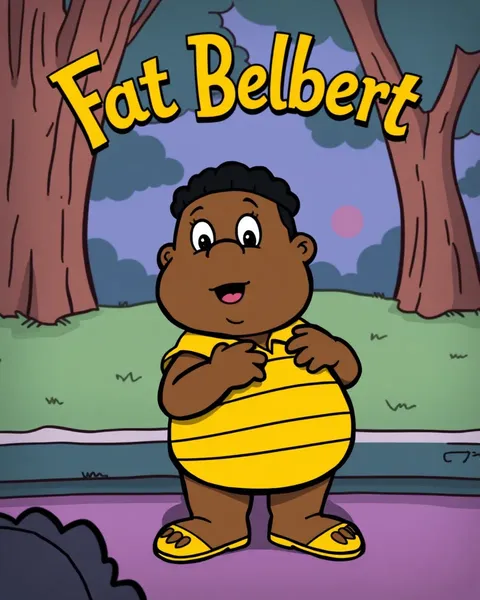 Imágenes de Fat Albert de cartoon que muestran personajes felices