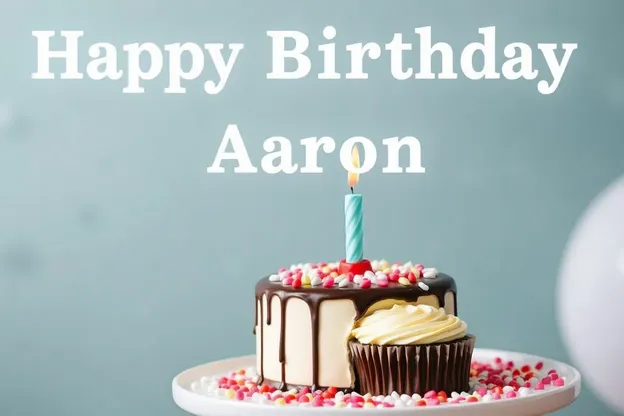 Imágenes de Feliz Cumpleaños Aaron: Una Ocasióón Llena de Alegría