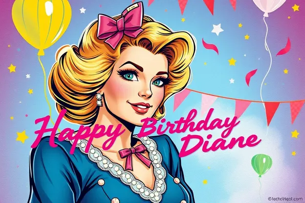 Imágenes de Feliz Cumpleaños Gratuito para Diane para Celebrar