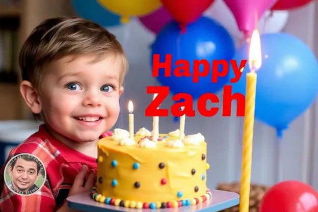 Imágenes de Feliz Cumpleaños Zach divertidas y coloreadas