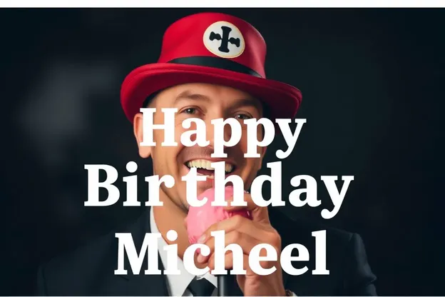 Imágenes de Feliz Cumpleaños con Citas Divertidas para Michael