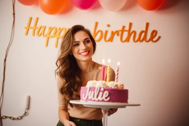 Imágenes de Feliz Cumpleaños de Julie con Fotos Hermosas