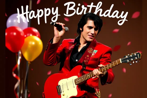 Imágenes de Feliz Cumpleaños del Rey Elvis, Compartir Expresiones de Corazón