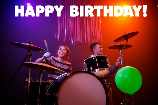 Imágenes de Feliz Cumpleaños para el Increíble Baterista