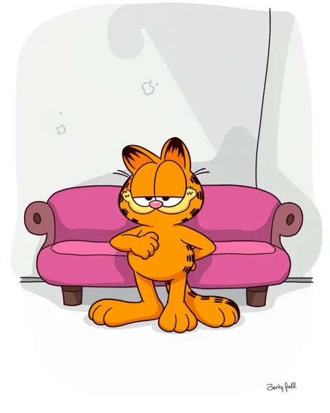 Imágenes de Garfield de Cartoon con Expresiones Divertidas