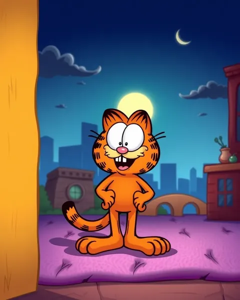 Imágenes de Garfield de cartoon para la habitación de los niños